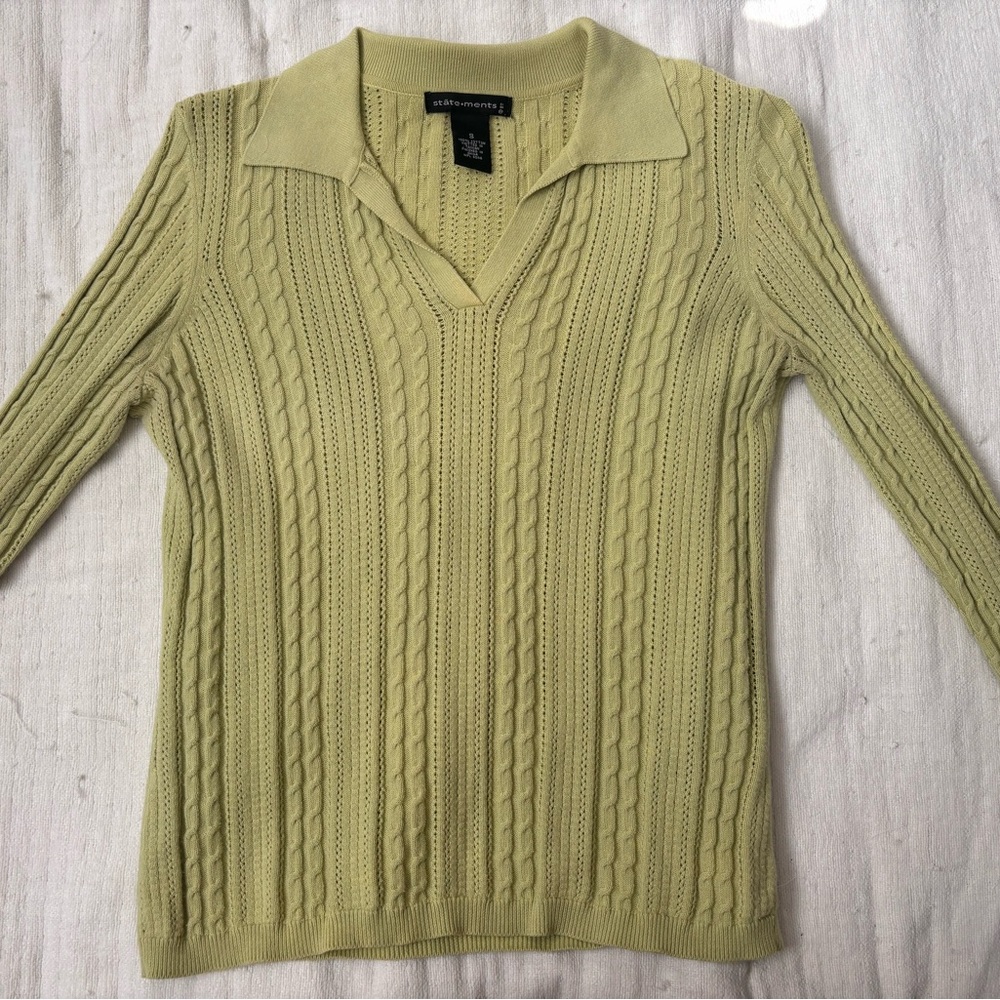 Y2K Cable Knit Sweater